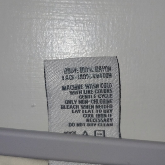 American Rag Top with Embroidered Neckline - Picture 4 of 4